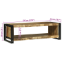 mesa de café 120x50x38 cm de madera maciza rugosa de mango de , Mesas de centro - Ref: Foro24-4104712, Precio: 167,68 €, Desc...