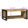 Mesa de Café 90x50x38 cm Madera Maciza de Mango de , Mesas de centro - Ref: Foro24-4104715, Precio: 154,93 €, Descuento: %