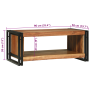 Mesa de Café 90x50x38 cm Madera Maciza de Acacia de , Mesas de centro - Ref: Foro24-4104716, Precio: 173,67 €, Descuento: %