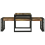 Conjunto de 2 Mesas de Café de Madera Sólida Recuperada de , Mesas de centro - Ref: Foro24-4104723, Precio: 148,76 €