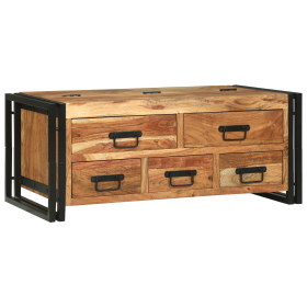 Mesa de Café 90x50x38 cm Madera Sólida de Acacia de , Mesas de centro - Ref: Foro24-4104725, Precio: 260,09 €, Descuento: %