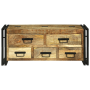 Mesa de Café 90x50x38 cm Madera Maciza de Mango Rugoso de , Mesas de centro - Ref: Foro24-4104724, Precio: 235,18 €, Descuent...