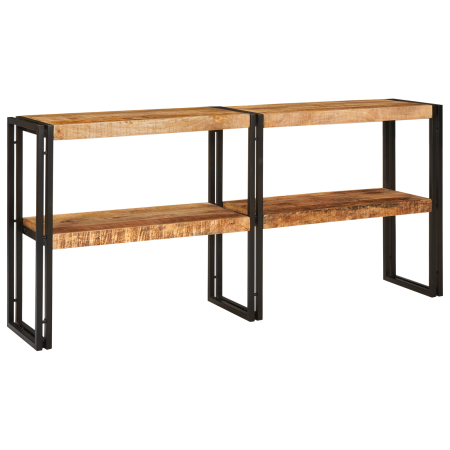 Mesa Consola 160x33x75 cm de Madera Maciza Áspera de Mango de , Mesas consola - Ref: Foro24-4104739, Precio: 222,72 €, Descue...