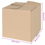 Caja Plegable 50 pcs 20x20x20 cm Cartón de , Organización y almacenamiento - Ref: Foro24-4106564, Precio: 41,76 €, Descuento: %