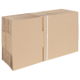 Caja Plegable 50 pcs 25x17.5x10 cm Cartón de , Organización y almacenamiento - Ref: Foro24-4106566, Precio: 42,89 €, Descuent...