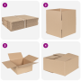 Caja Plegable 50 pcs 30x30x15 cm Cartón de , Organización y almacenamiento - Ref: Foro24-4106568, Precio: 60,50 €, Descuento: %