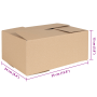Caja Plegable 50 pcs 35x24x15 cm de Cartón de , Organización y almacenamiento - Ref: Foro24-4106569, Precio: 65,42 €, Descuen...