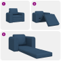 Sofá Cama 2-en-1 Azul 98x71x83 cm Tela de , Sofás - Ref: Foro24-4106662, Precio: 145,89 €