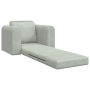 Sofá Cama 2 en 1 Gris Claro 98x71x83 cm de Terciopelo