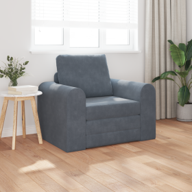 Sofá Cama 2-en-1 Gris Oscuro 98x71x83 cm de Poliéster de , Sofás - Ref: Foro24-4106667, Precio: 144,17 €