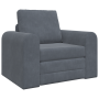 Sofá Cama 2-en-1 Gris Oscuro 98x71x83 cm de Poliéster de , Sofás - Ref: Foro24-4106667, Precio: 144,17 €