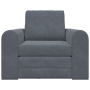 Sofá Cama 2-en-1 Gris Oscuro 98x71x83 cm de Poliéster de , Sofás - Ref: Foro24-4106667, Precio: 144,17 €
