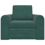 Sofá Cama 2 en 1 Verde Oscuro 98x71x83 cm de Terciopelo de , Sofás - Ref: Foro24-4106668, Precio: 141,68 €, Descuento: %