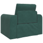 Sofá Cama 2 en 1 Verde Oscuro 98x71x83 cm de Terciopelo de , Sofás - Ref: Foro24-4106668, Precio: 141,68 €, Descuento: %