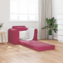 Sofá cama 2 en 1 rojo vino 98x71x83 cm terciopelo