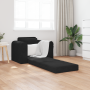 Sofá Cama 2 en 1 Negro 98x71x83 cm Terciopelo