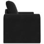 Sofá Cama 2 en 1 Negro 98x71x83 cm Terciopelo