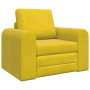 Sofá cama 2 en 1 amarillo 98x71x83 cm terciopelo de , Sofás - Ref: Foro24-4106671, Precio: 141,68 €