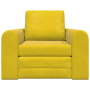 Sofá cama 2 en 1 amarillo 98x71x83 cm terciopelo de , Sofás - Ref: Foro24-4106671, Precio: 141,68 €