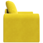 Sofá cama 2 en 1 amarillo 98x71x83 cm terciopelo de , Sofás - Ref: Foro24-4106671, Precio: 141,68 €