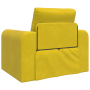 Sofá cama 2 en 1 amarillo 98x71x83 cm terciopelo de , Sofás - Ref: Foro24-4106671, Precio: 141,68 €