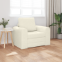 Sofá Cama 2 en 1 Crema 98x71x83 cm de Terciopelo