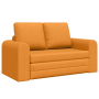 Sofá Cama 2 en 1 Amarillo Oscuro 148x71x83 cm Tela de , Sofás - Ref: Foro24-4106681, Precio: 209,08 €, Descuento: %