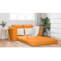 Sofá Cama 2 en 1 Amarillo Oscuro 148x71x83 cm Tela de , Sofás - Ref: Foro24-4106681, Precio: 209,08 €, Descuento: %