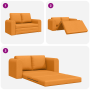 Sofá Cama 2 en 1 Amarillo Oscuro 148x71x83 cm Tela de , Sofás - Ref: Foro24-4106681, Precio: 209,08 €, Descuento: %