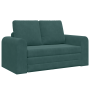 Sofá Cama de Suelo 2 en 1 Verde Oscuro 148x71x83 cm de Terciopelo de , Sofás - Ref: Foro24-4106686, Precio: 179,21 €