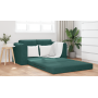 Sofá Cama de Suelo 2 en 1 Verde Oscuro 148x71x83 cm de Terciopelo de , Sofás - Ref: Foro24-4106686, Precio: 179,21 €