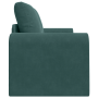 Sofá Cama de Suelo 2 en 1 Verde Oscuro 148x71x83 cm de Terciopelo de , Sofás - Ref: Foro24-4106686, Precio: 179,21 €