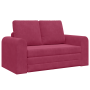 Sofá cama de piso 2 en 1 Borgoña 148x71x83 cm Velour de , Sofás - Ref: Foro24-4106687, Precio: 179,21 €