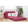Sofá cama de piso 2 en 1 Borgoña 148x71x83 cm Velour de , Sofás - Ref: Foro24-4106687, Precio: 179,21 €