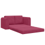 Sofá cama de piso 2 en 1 Borgoña 148x71x83 cm Velour de , Sofás - Ref: Foro24-4106687, Precio: 179,21 €