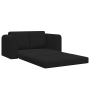 Sofá cama 2 en 1 Negro 148x71x83 cm de terciopelo