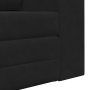 Sofá cama 2 en 1 Negro 148x71x83 cm de terciopelo