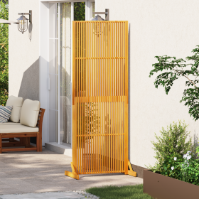 Pantalla de Privacidad Interior/Exterior 200 cm de Madera Sólida de Acacia de , Divisores de ambientes - Ref: Foro24-4108065,...