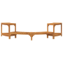 Entorno de Hidromasaje Semicircular 252x111.5x55.5 cm Madera Sólida de Acacia de , Accesorios para piscinas y spa - Ref: Foro...