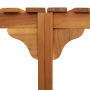 Entorno de Hidromasaje Semicircular 252x111.5x55.5 cm Madera Sólida de Acacia de , Accesorios para piscinas y spa - Ref: Foro...