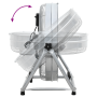 Ventilador de tambor con ruedas, 3 velocidades, Plata, Φ64 cm de , Ventiladores extractores - Ref: Foro24-42001423, Precio: 1...