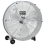Ventilador de tambor con ruedas, 3 velocidades, plata, Φ77 cm de , Ventiladores extractores - Ref: Foro24-42001424, Precio: 2...