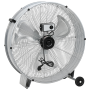 Ventilador de tambor con ruedas, 3 velocidades, plata, Φ77 cm de , Ventiladores extractores - Ref: Foro24-42001424, Precio: 2...