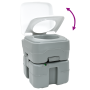 Caja de Almacenamiento para Camping cuerpo gris+tapa blanca de , Camping y senderismo - Ref: Foro24-42001429, Precio: 144,92 ...