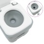 Mesa de Camping cuerpo gris+tapa blanca+gris fresco de , Camping y senderismo - Ref: Foro24-42001431, Precio: 187,04 €, Descu...