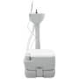 Inodoro de Camping Cuerpo Gris + Tapa Blanca + Gris Cool NA NA NA de , Camping y senderismo - Ref: Foro24-42001433, Precio: 1...