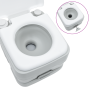 Inodoro de Camping Cuerpo Gris + Tapa Blanca + Gris Cool NA NA NA de , Camping y senderismo - Ref: Foro24-42001433, Precio: 1...