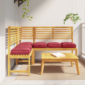 Cojines de Pallet para Asiento 6 pcs Rojo Vino 40x40x8 cm Fabric Oxford de , Cojines para sillas y sofás - Ref: Foro24-420016...