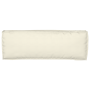 Cojines para Palets para Banco 2 piezas Crema 120x40x8 cm Tela