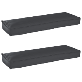 Cojines para banco 2 piezas Negro 120x40x8 cm Tela Oxford de , Cojines para sillas y sofás - Ref: Foro24-42001702, Precio: 54...